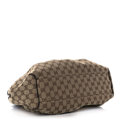 Gucci Monogram Medium Sukey Tote Dark Brown 4 of 12
