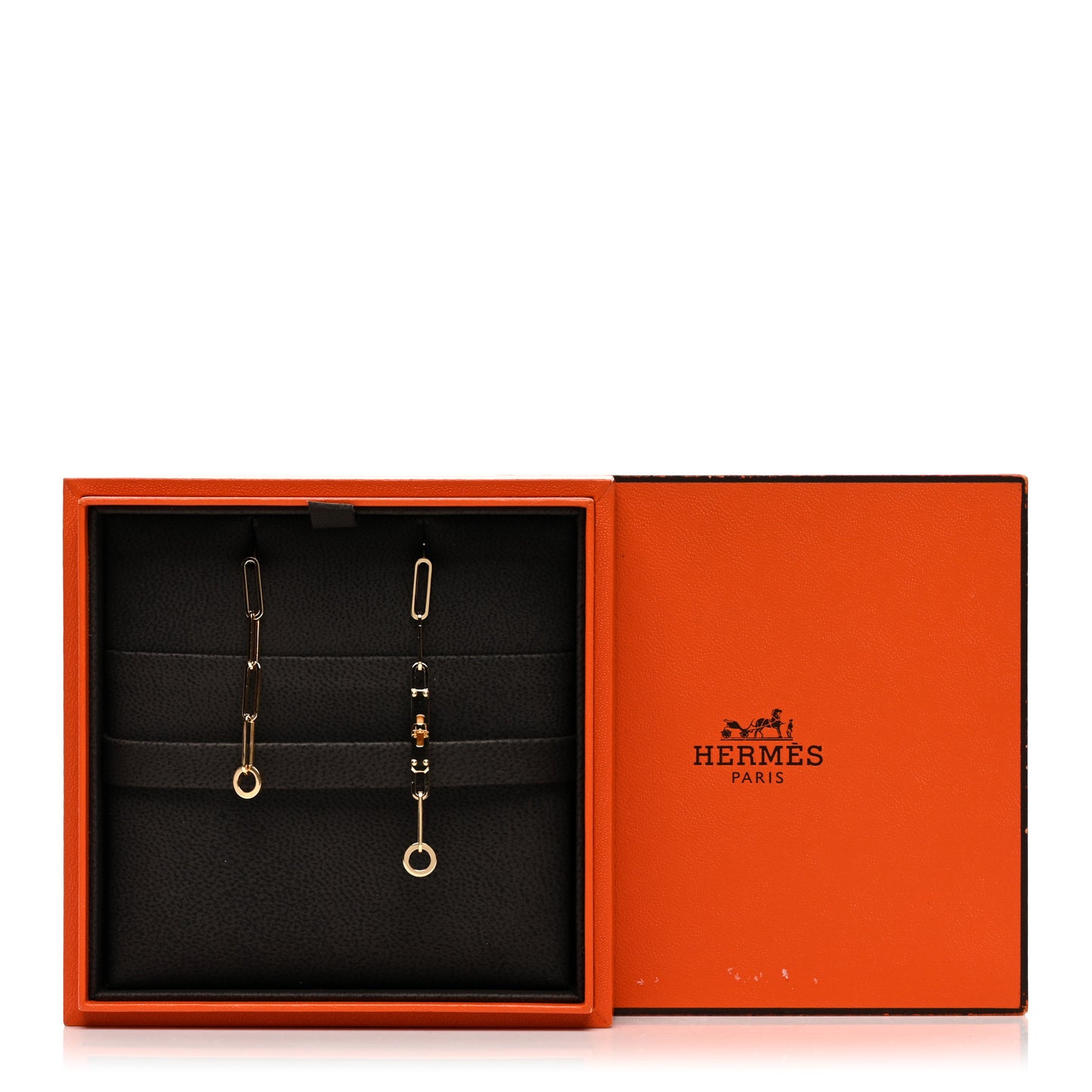 18K Yellow Gold TPM Kelly Chaine Earrings