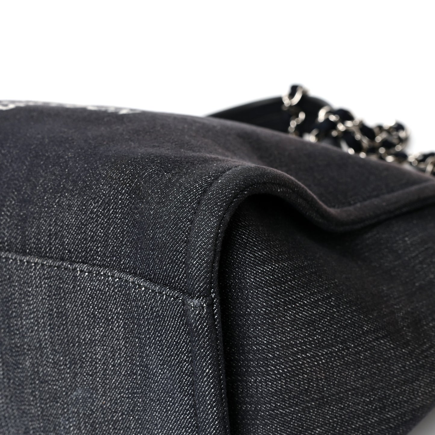 Denim Medium Deauville Tote Dark Blue