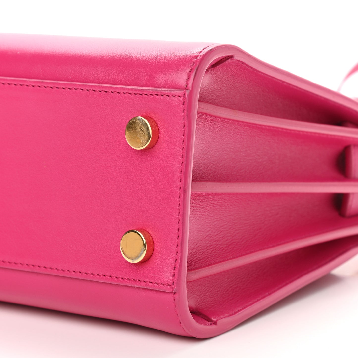 Calfskin Nano Sac De Jour Lipstick Fuchsia