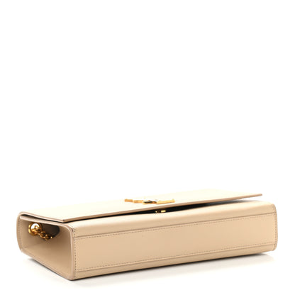 Saint Laurent Grain De Poudre Medium Monogram Kate Satchel Nude Powder 3 of 10