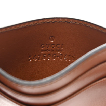 Gucci Plutone Calfskin Logo Card Holder Cuir 6 of 7