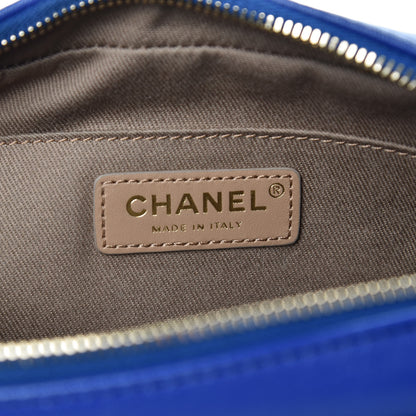 Chanel Lambskin Quilted Casual Trip Waist Belt Bag Blue 6 of 9