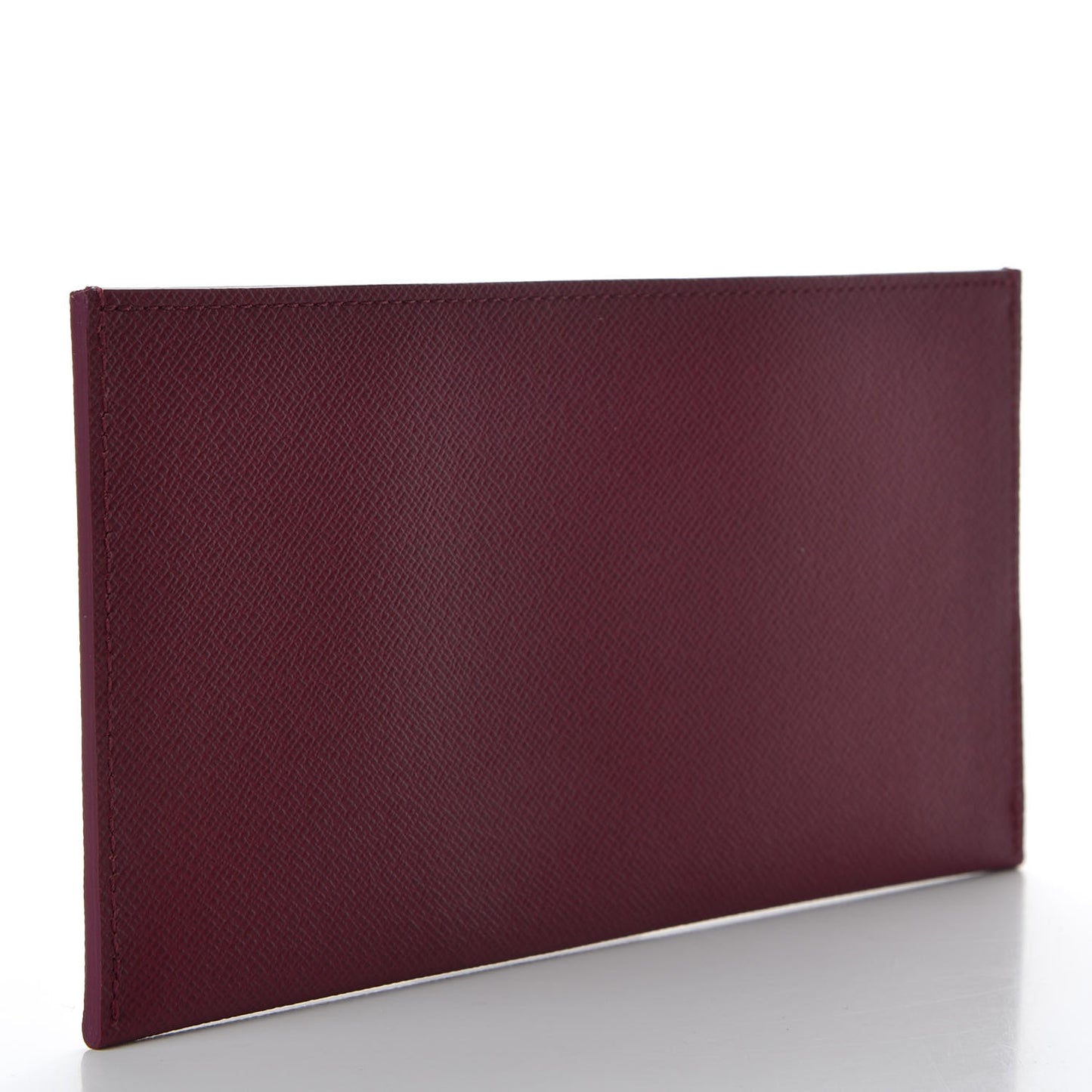 Calfskin Felicie Card Holder Insert Fuchsia