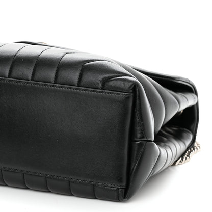 Saint Laurent Calfskin Y Quilted Monogram Medium Loulou Chain Satchel Black 11 of 11