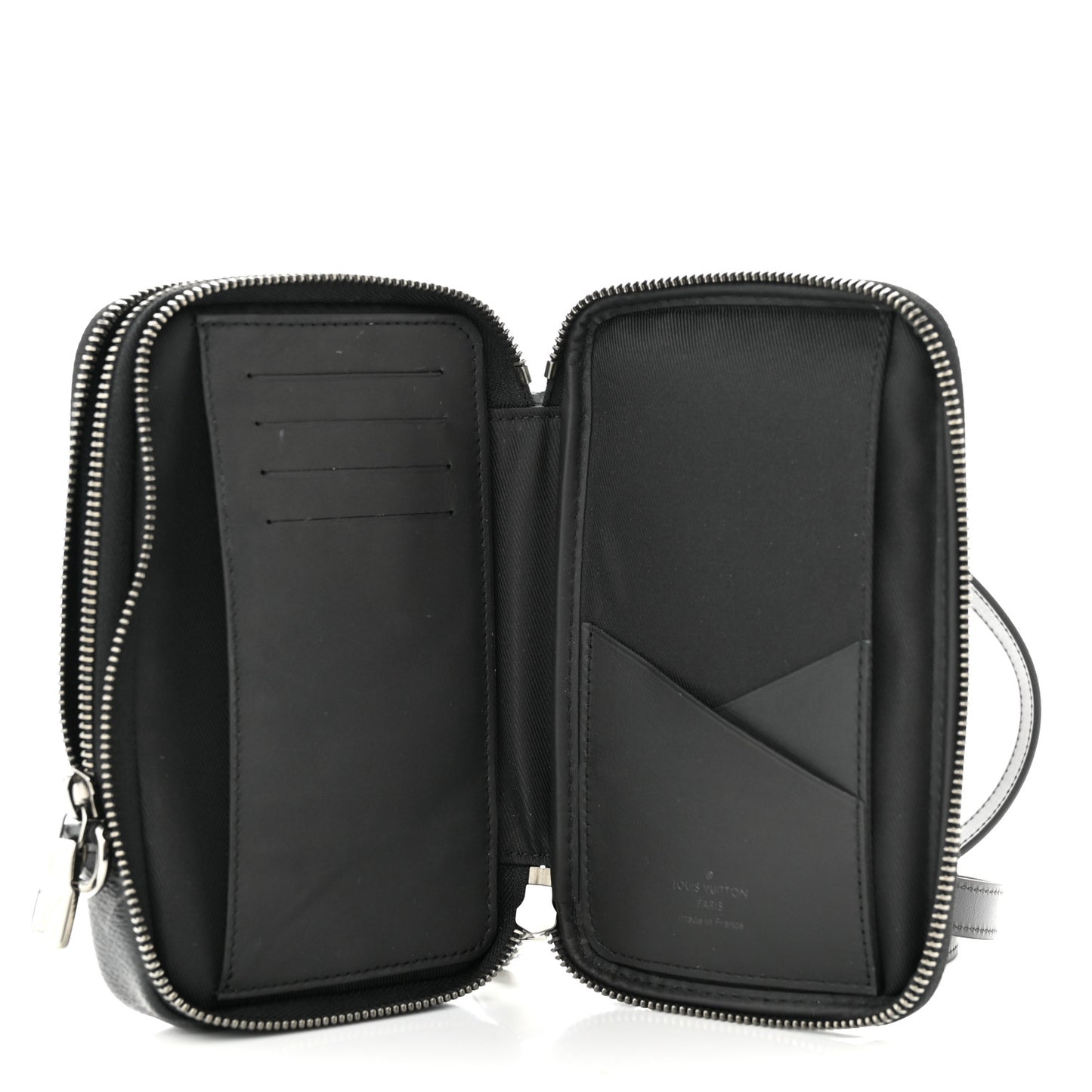 Monogram Eclipse Reverse Double Phone Pouch