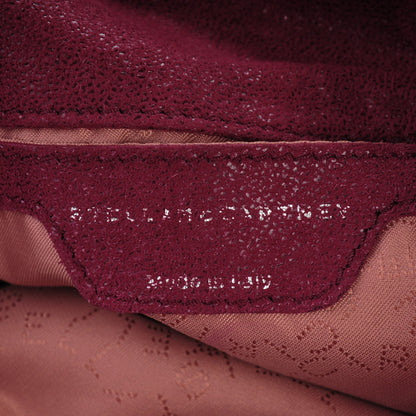 Stella McCartney Shaggy Deer Mini Falabella Fold Over Tote Plum 6 of 7