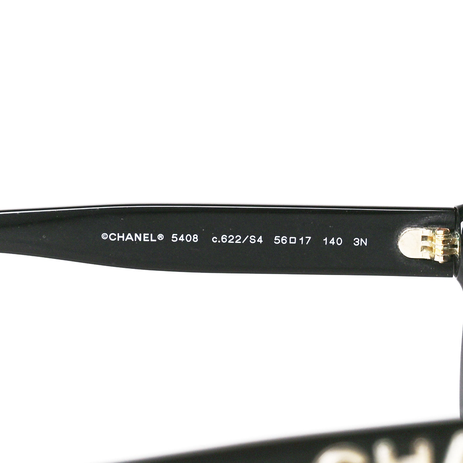 Chanel Acetate Polarized Square Sunglasses 5408 Black 5 of 8