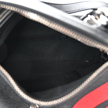 Givenchy Sugar Goatskin Striped Small Pandora Red Black 5 of 10