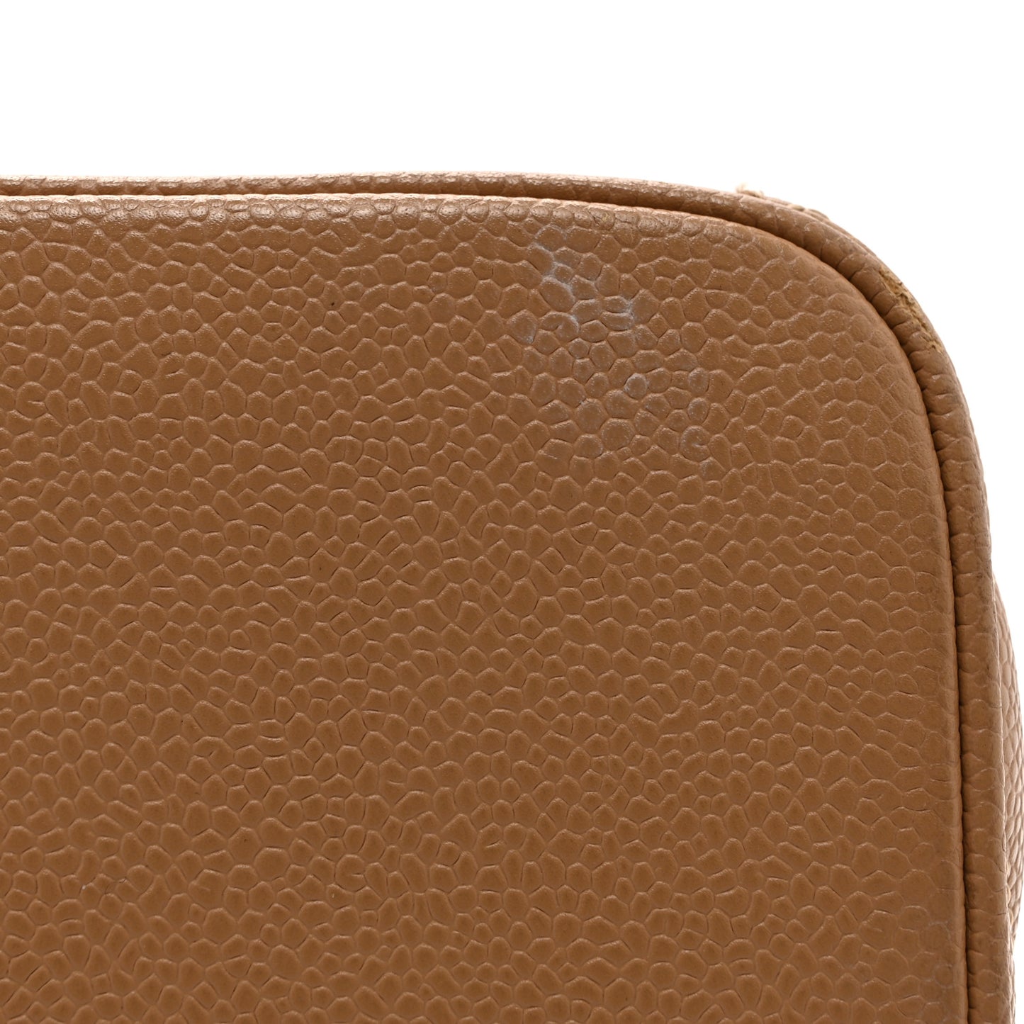 Caviar Quilted Medallion Tote Beige