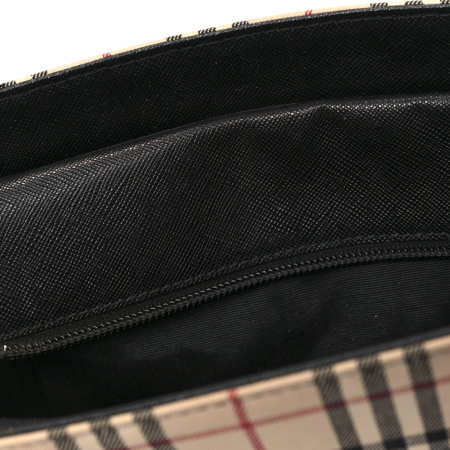 Canvas House Check Small Tote Black