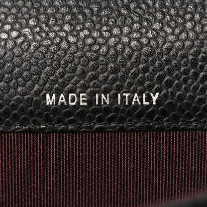 Chanel Caviar Quilted Flap Card Holder Wallet Black 7 of 8