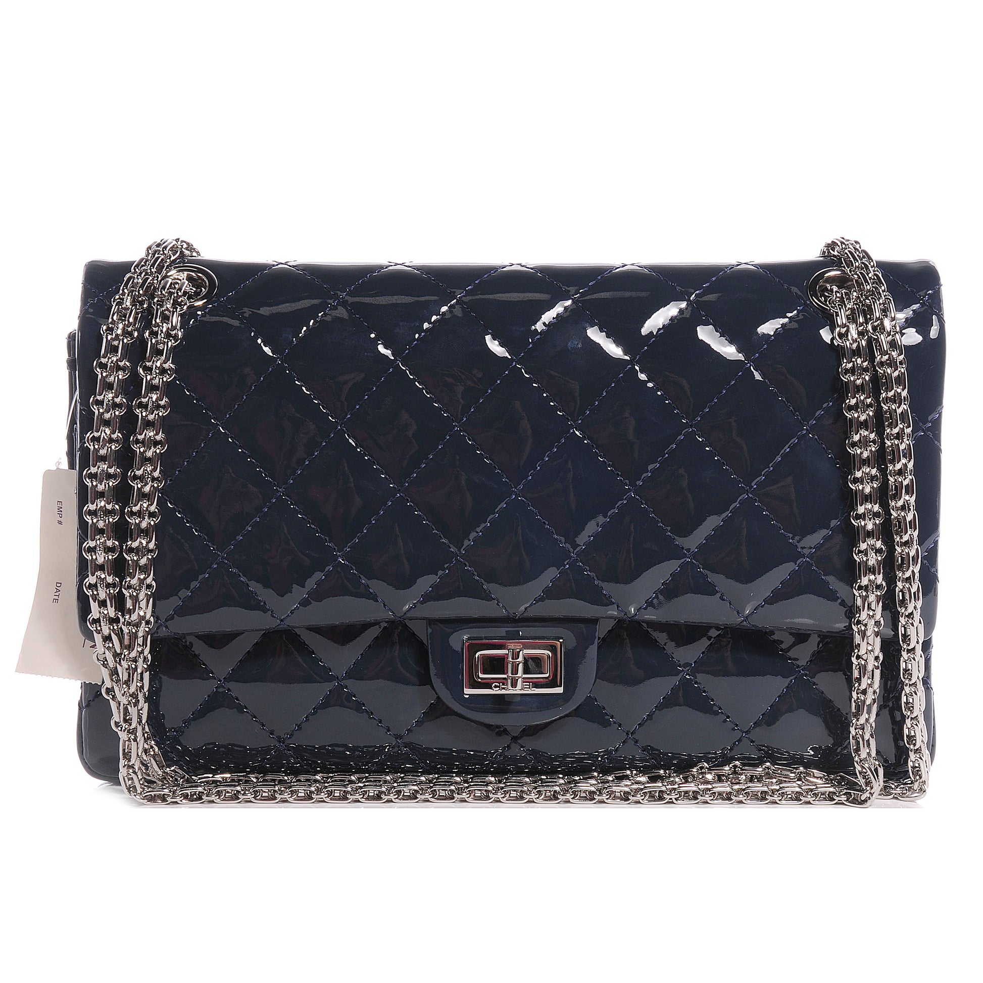 Chanel Patent 2.55 Reissue 226 Flap Navy 1 of 9