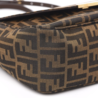 Fendi Zucca Vitello Artic Messenger Bag Tobacco Castagna 8 of 9