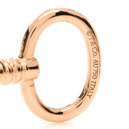 Tiffany 18K Rose Gold Keys Wire Bracelet 3 of 3