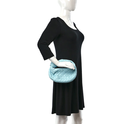 Bottega Veneta Nappa Intrecciato Mini Jodie Teal Washed 2 of 9