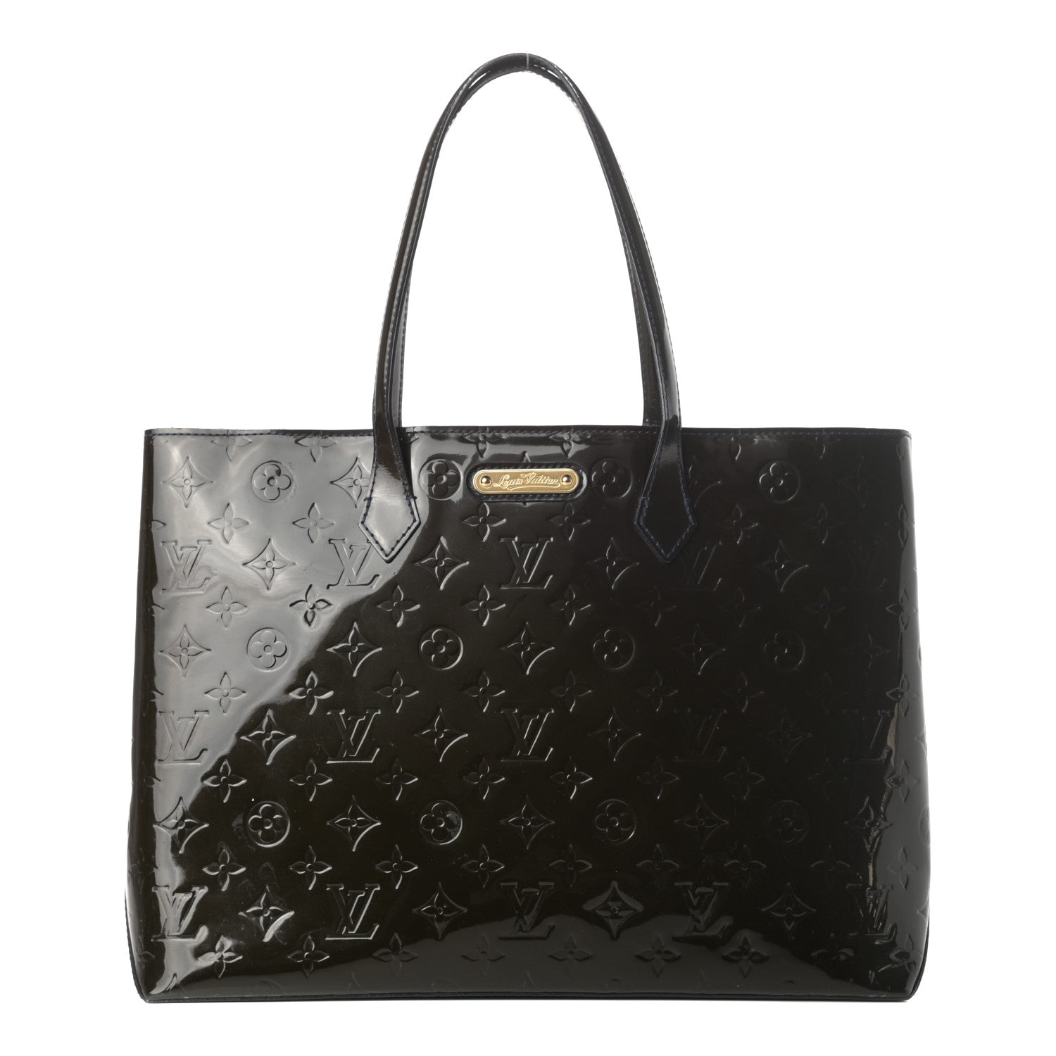 Louis Vuitton Vernis Wilshire MM Blue Infini 1 of 11