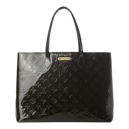 Louis Vuitton Vernis Wilshire MM Blue Infini 1 of 11