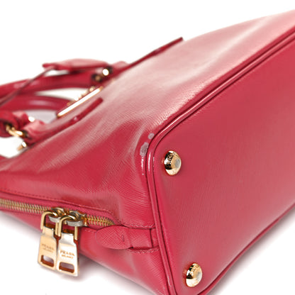 Prada Saffiano Vernice Mini Promenade Double Zip Tote 12 of 13