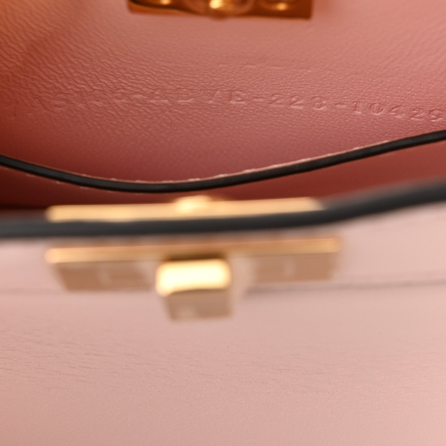 Fendi Shiny Nappa Nano Peekaboo Maxi Handle Satchel Rosa Confetto 7 of 11