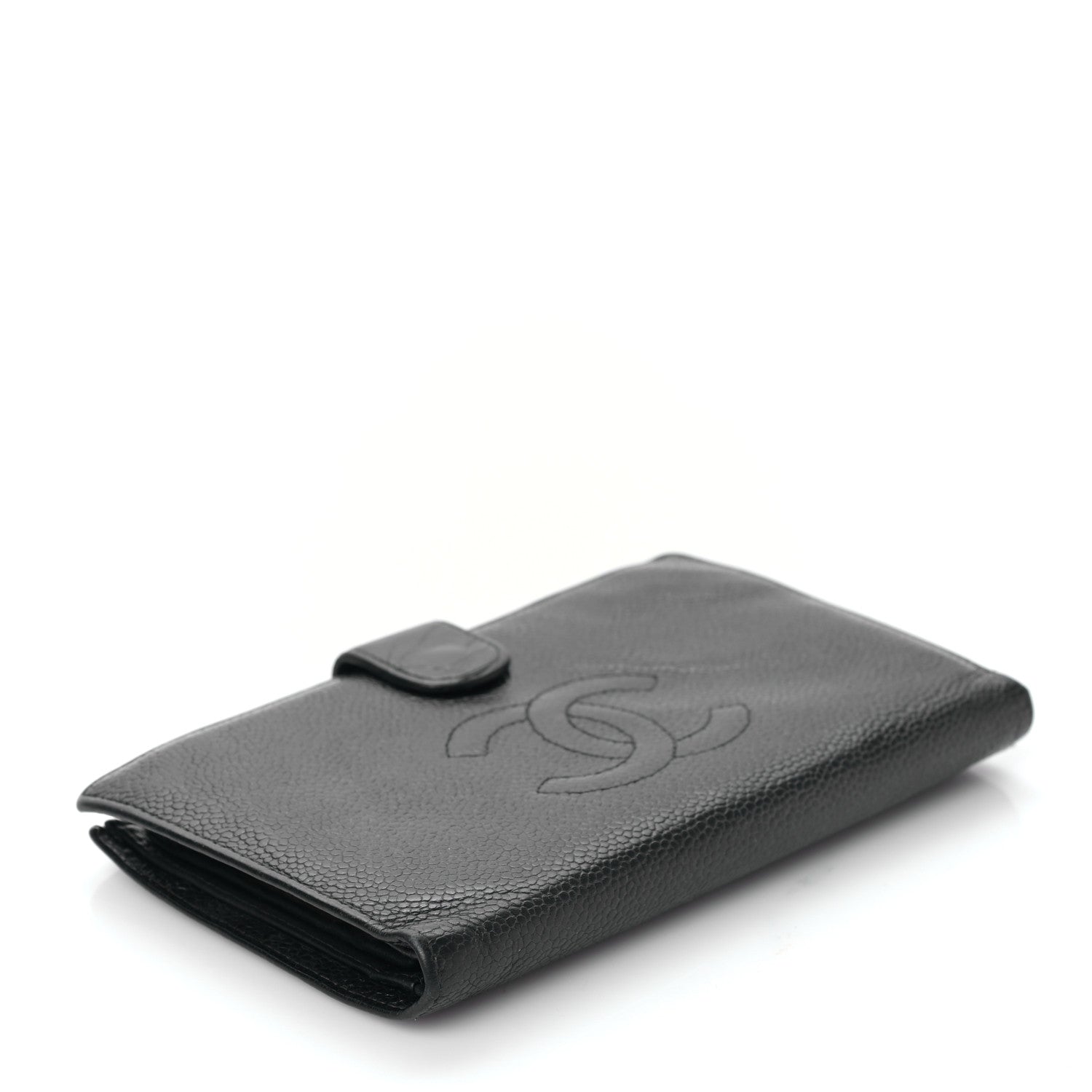 Chanel Caviar Timeless CC French Wallet Black 4 of 11