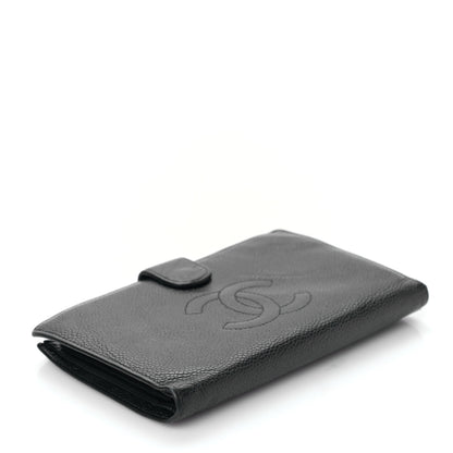 Chanel Caviar Timeless CC French Wallet Black 4 of 11