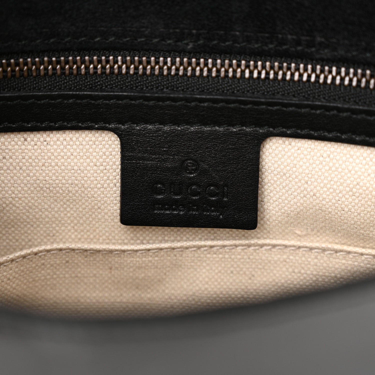 Gucci Patent Large Bright Bit Shoulder Bag Black 6 of 13
