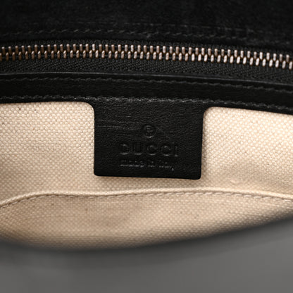 Gucci Patent Large Bright Bit Shoulder Bag Black 6 of 13