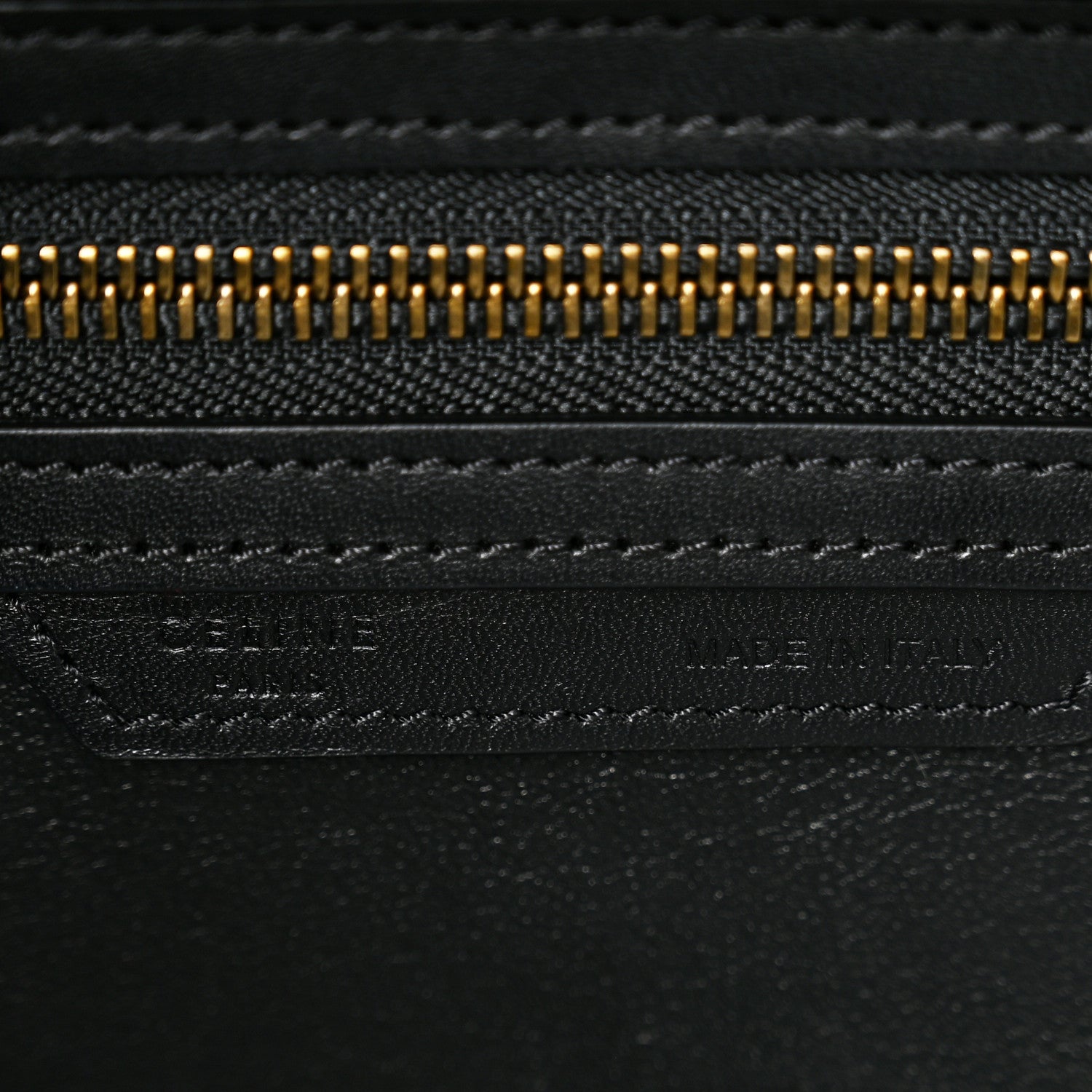 Celine Baby Grained Calfskin Nubuck Micro Tri-Color Luggage Porcelain 6 of 12