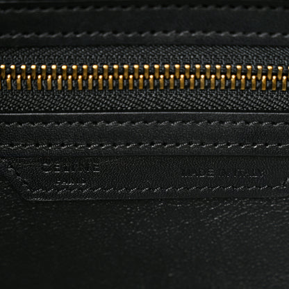 Celine Baby Grained Calfskin Nubuck Micro Tri-Color Luggage Porcelain 6 of 12