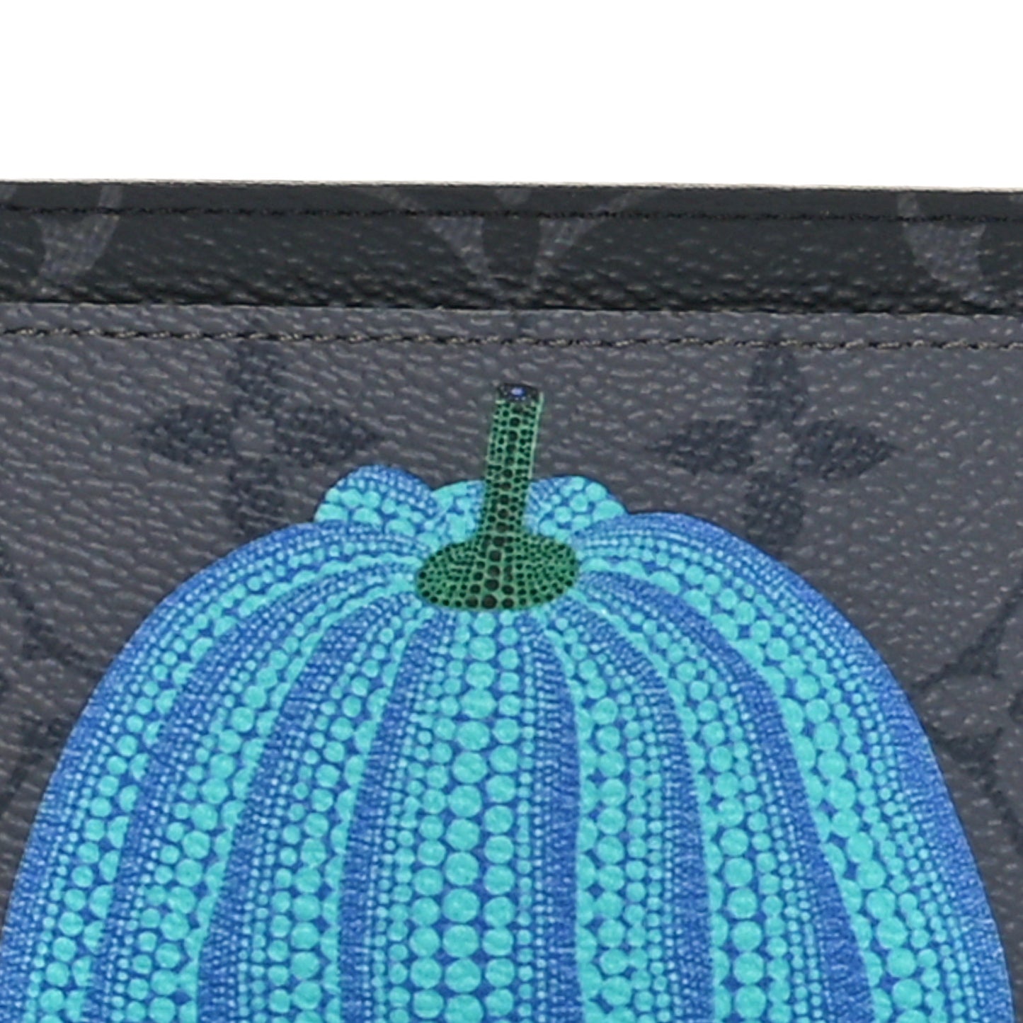 LV X YK Monogram Eclipse Reverse Pumpkin Card Holder