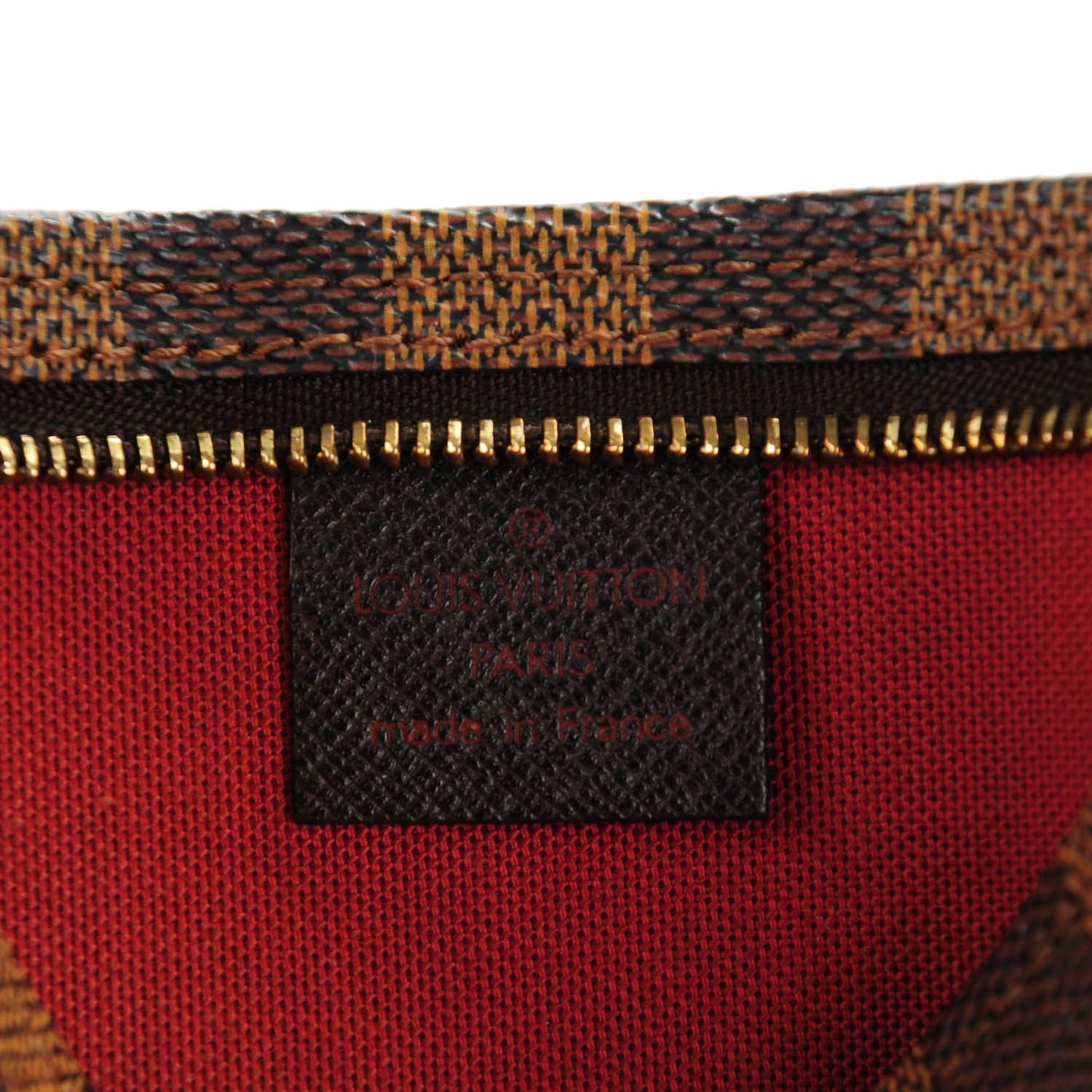 Damier Ebene Trousse Make Up Bag Pochette