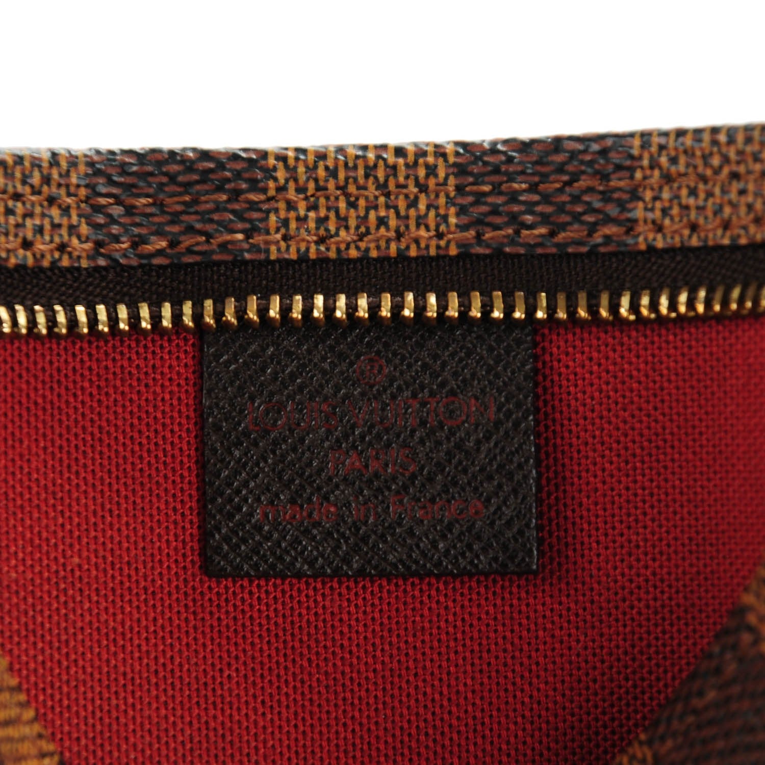 Louis Vuitton Damier Ebene Trousse Make Up Bag Pochette 6 of 7