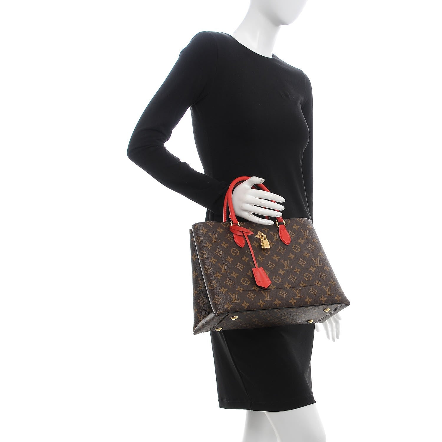 Louis Vuitton Monogram Flower Tote Coquelicot 3 of 9