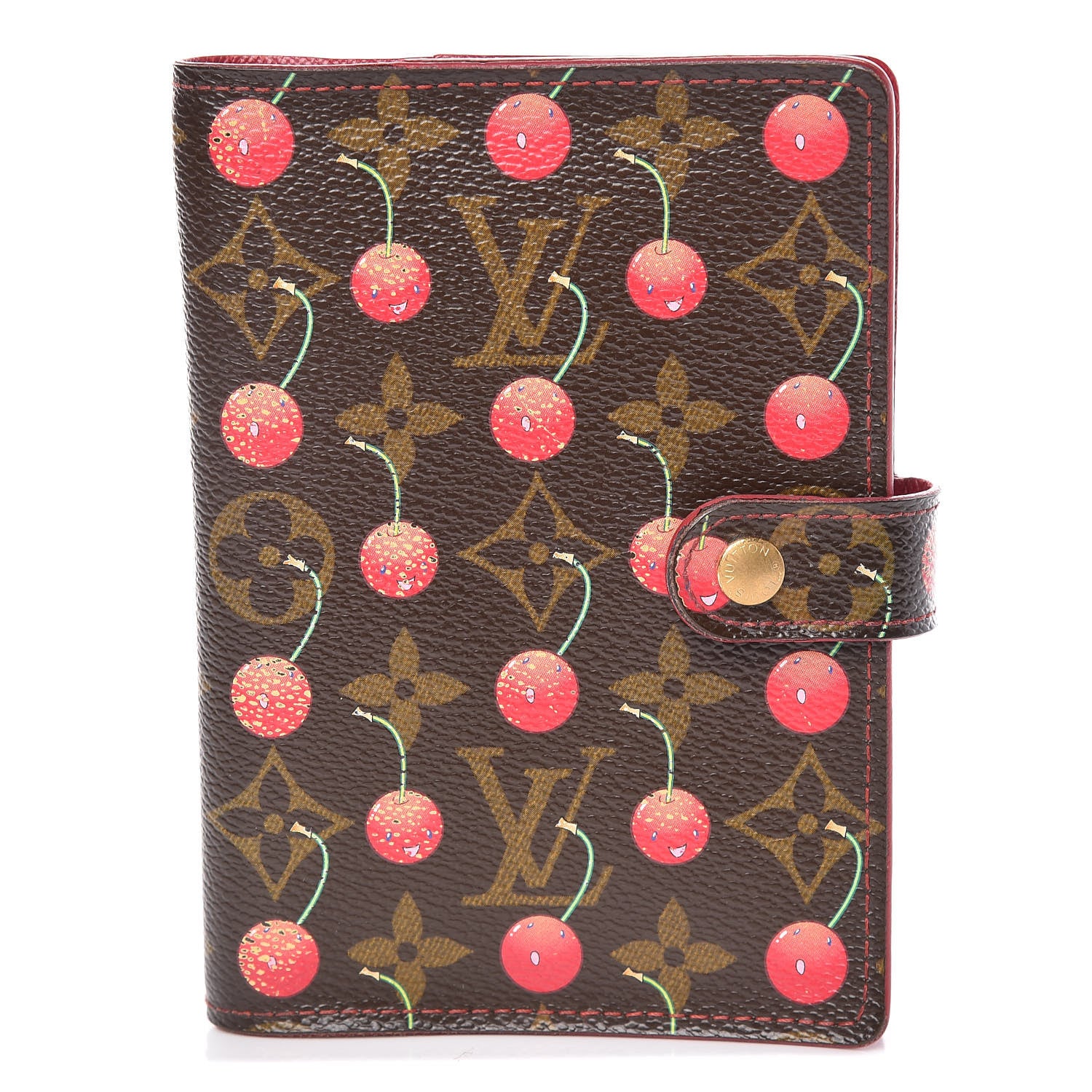Louis Vuitton Monogram Cerises Small Ring Agenda Cover 1 of 14