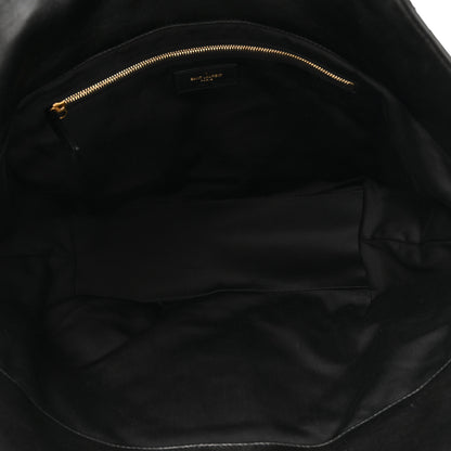 Saint Laurent Lambskin Quilted Medium Icare Shopping Tote Black 6 of 11