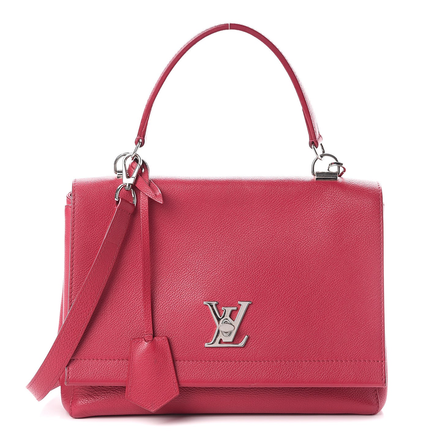Calfskin Lockme II Top Handle Dahlia
