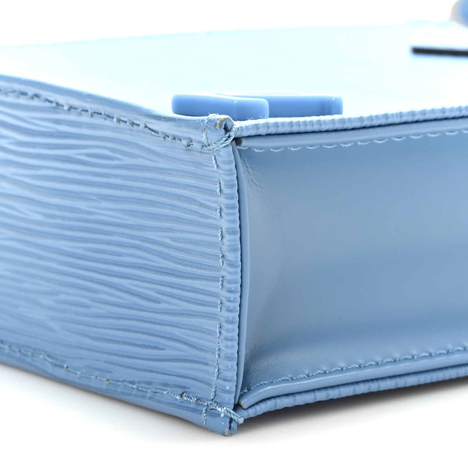 Louis Vuitton Epi Petit Sac Plat Bleuet 8 of 8