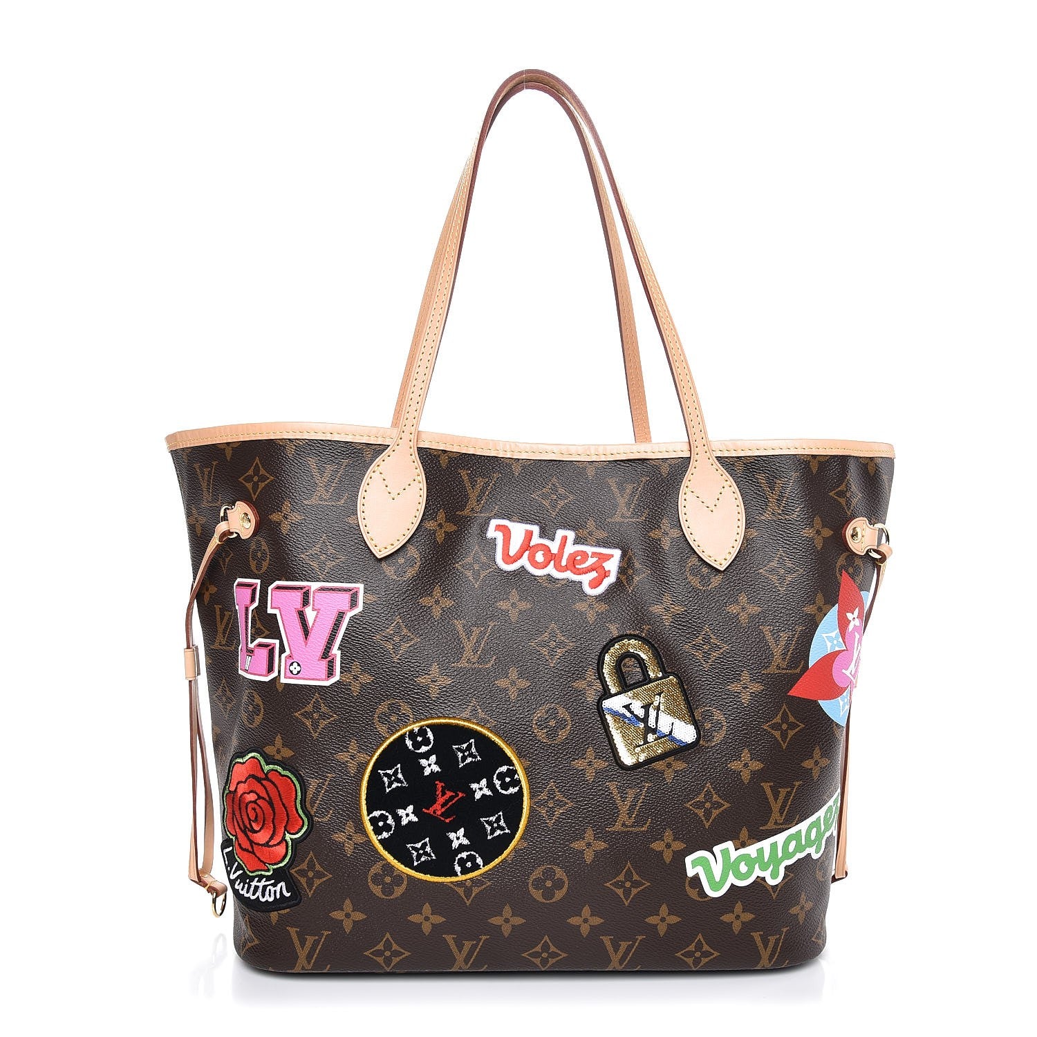 Louis Vuitton Monogram Stories Neverfull MM 3 of 9