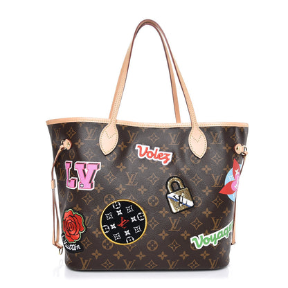 Louis Vuitton Monogram Stories Neverfull MM 3 of 9