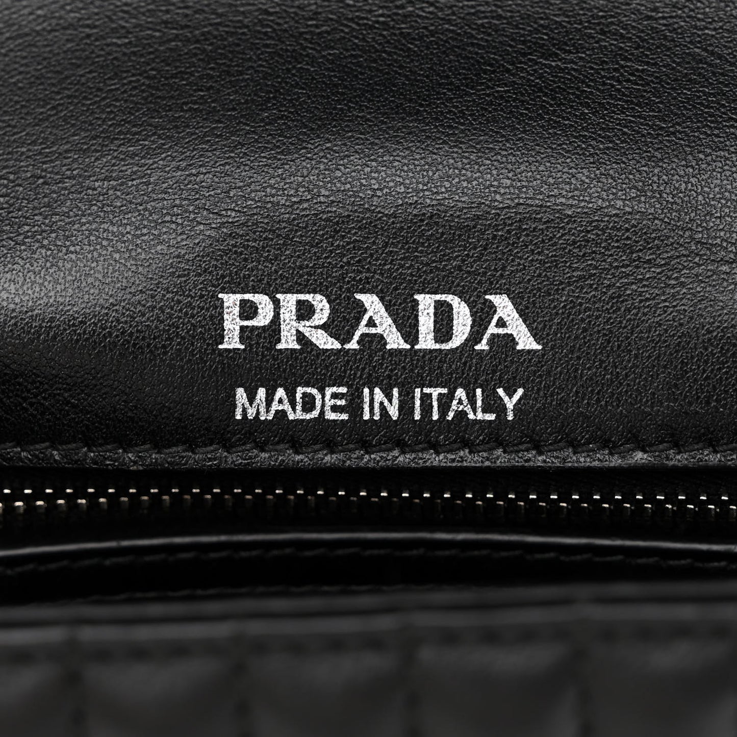 Soft Calfskin Impunture Diagramme Medium Chain Flap Shoulder Bag Black