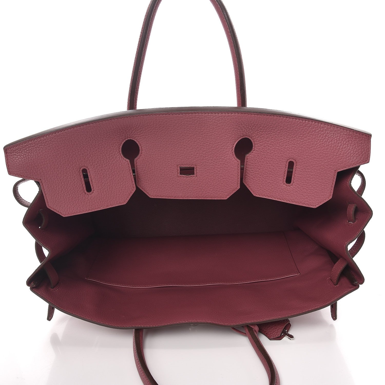 Hermes Taurillon Clemence Birkin 40 Bois de Rose 24 of 34