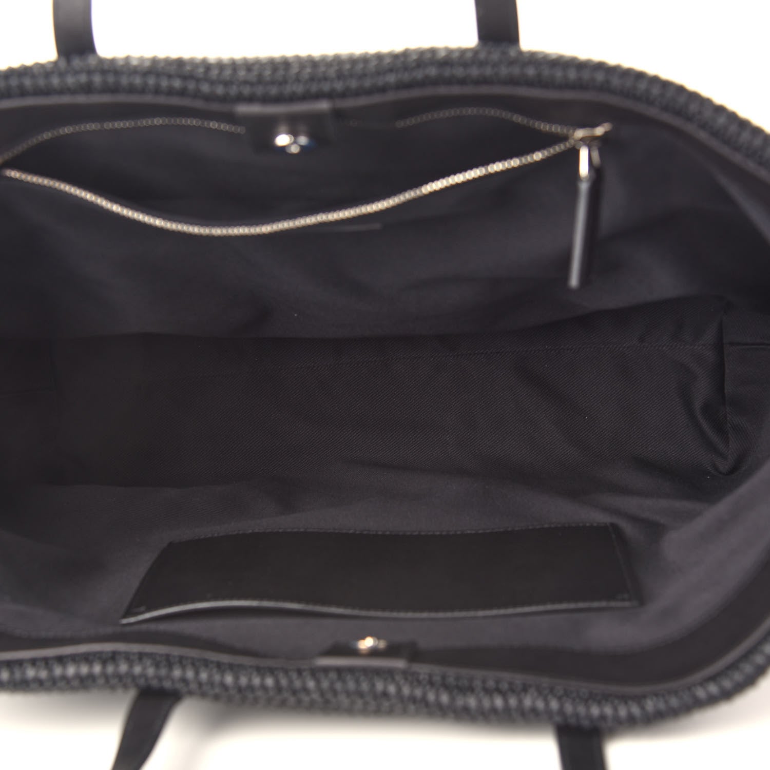 Saint Laurent Raffia Tote Black 5 of 9