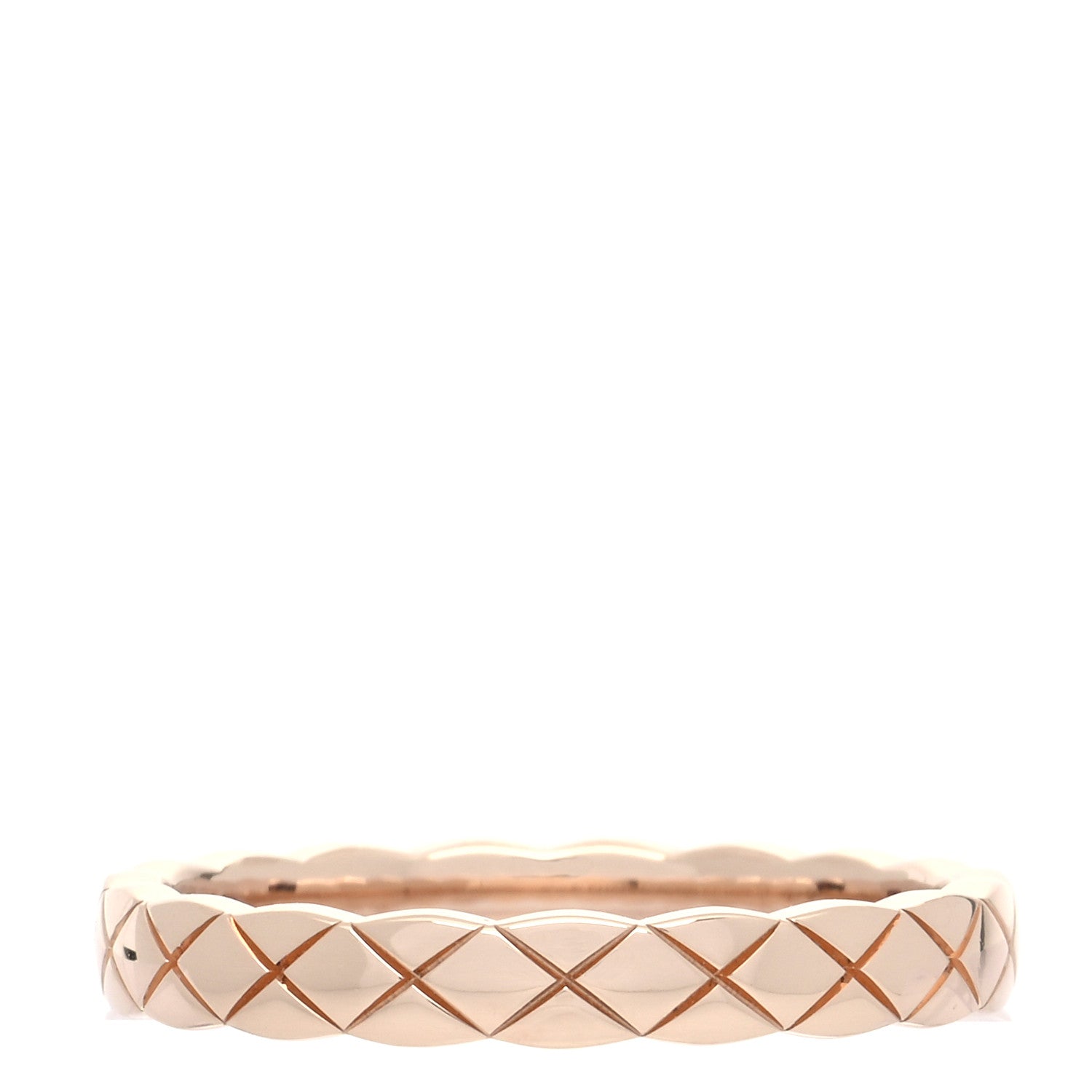 Chanel 18K Beige Gold Mini Coco Crush Ring 56 7.75 1 of 4