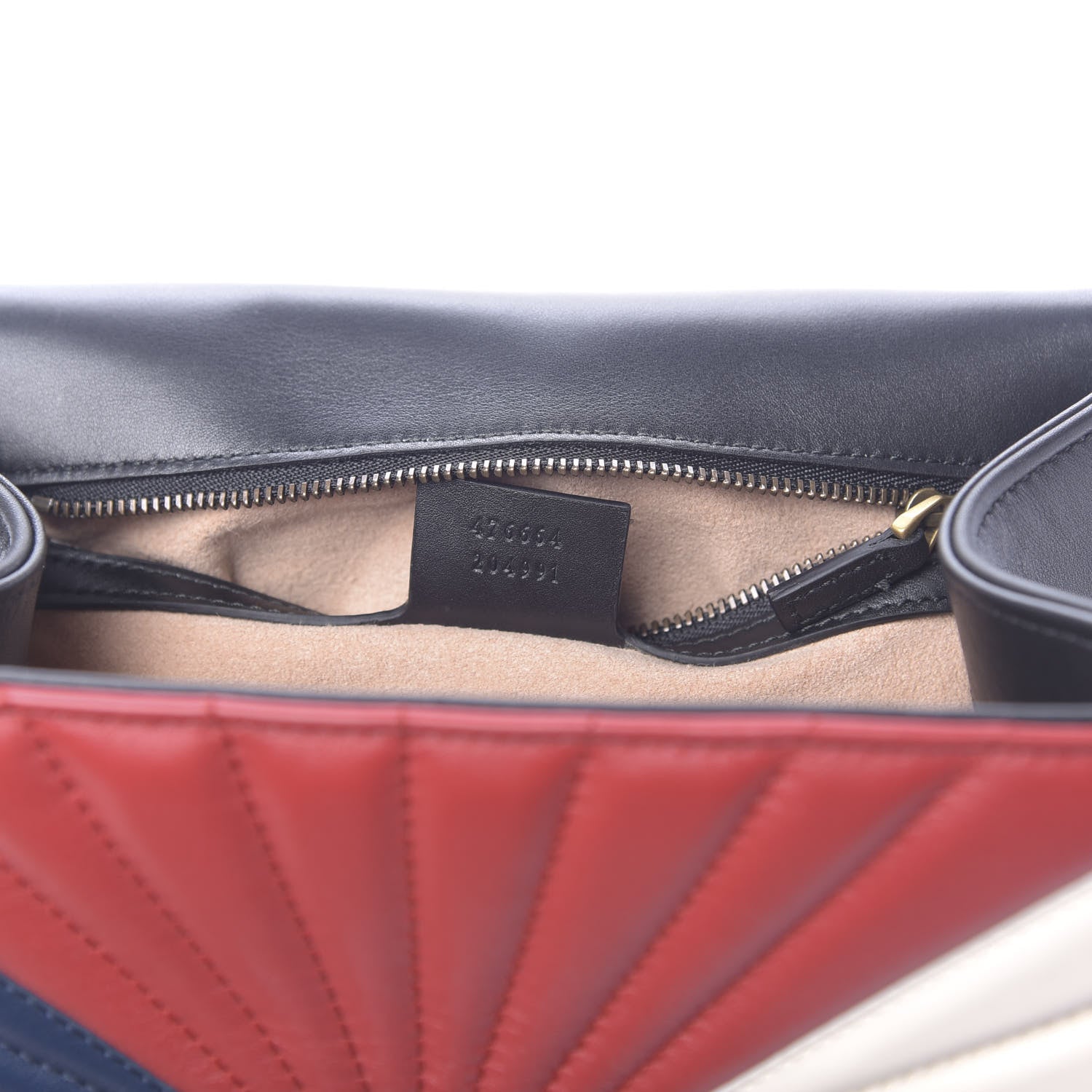 Gucci Calfskin Bamboo Trapuntata Queen Margaret Backpack Blue Agata Hibiscus Red Mystic White Sugar Pink 9 of 12