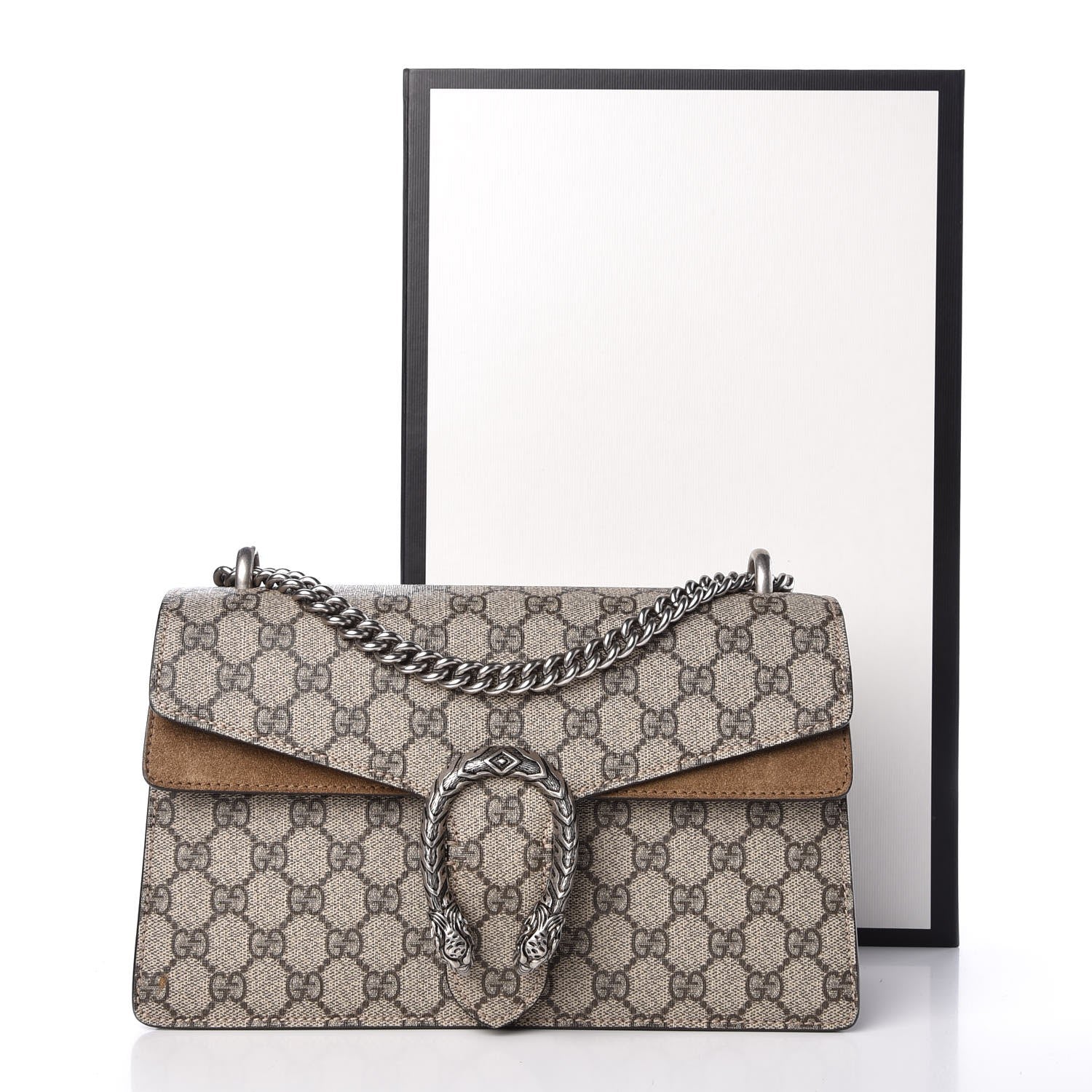 Gucci GG Supreme Monogram Small Dionysus Shoulder Bag Taupe 11 of 11