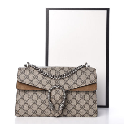 Gucci GG Supreme Monogram Small Dionysus Shoulder Bag Taupe 11 of 11