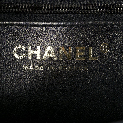 Chanel Mirror Calfskin Quilted Nano Kelly Shopper Black 6 of 11