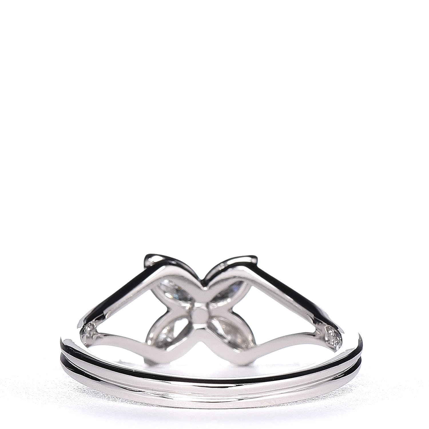 Tiffany Platinum Diamond Victoria Ring 48 4.5 4 of 7