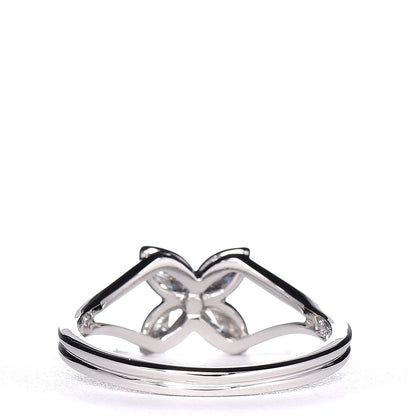 Tiffany Platinum Diamond Victoria Ring 48 4.5 4 of 7